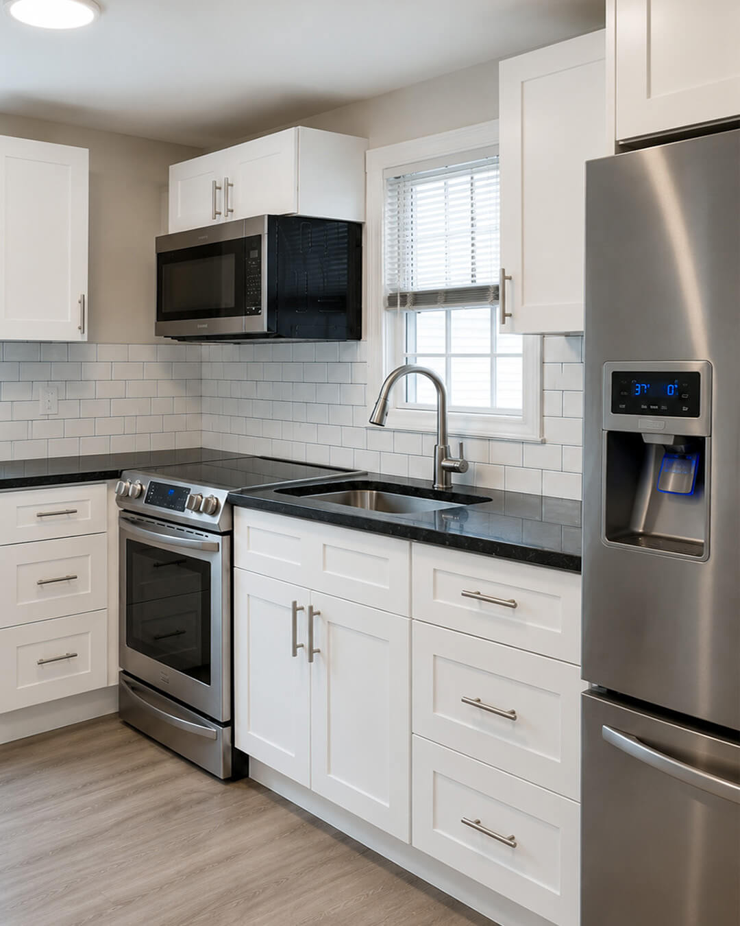 $10K Kitchen Refresh with Steel Grey Granite | Attleboro, MA