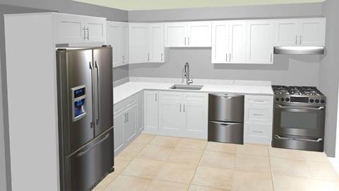 Design — Full Interior Kitchen & Flooring Renovation | Worcester, MA