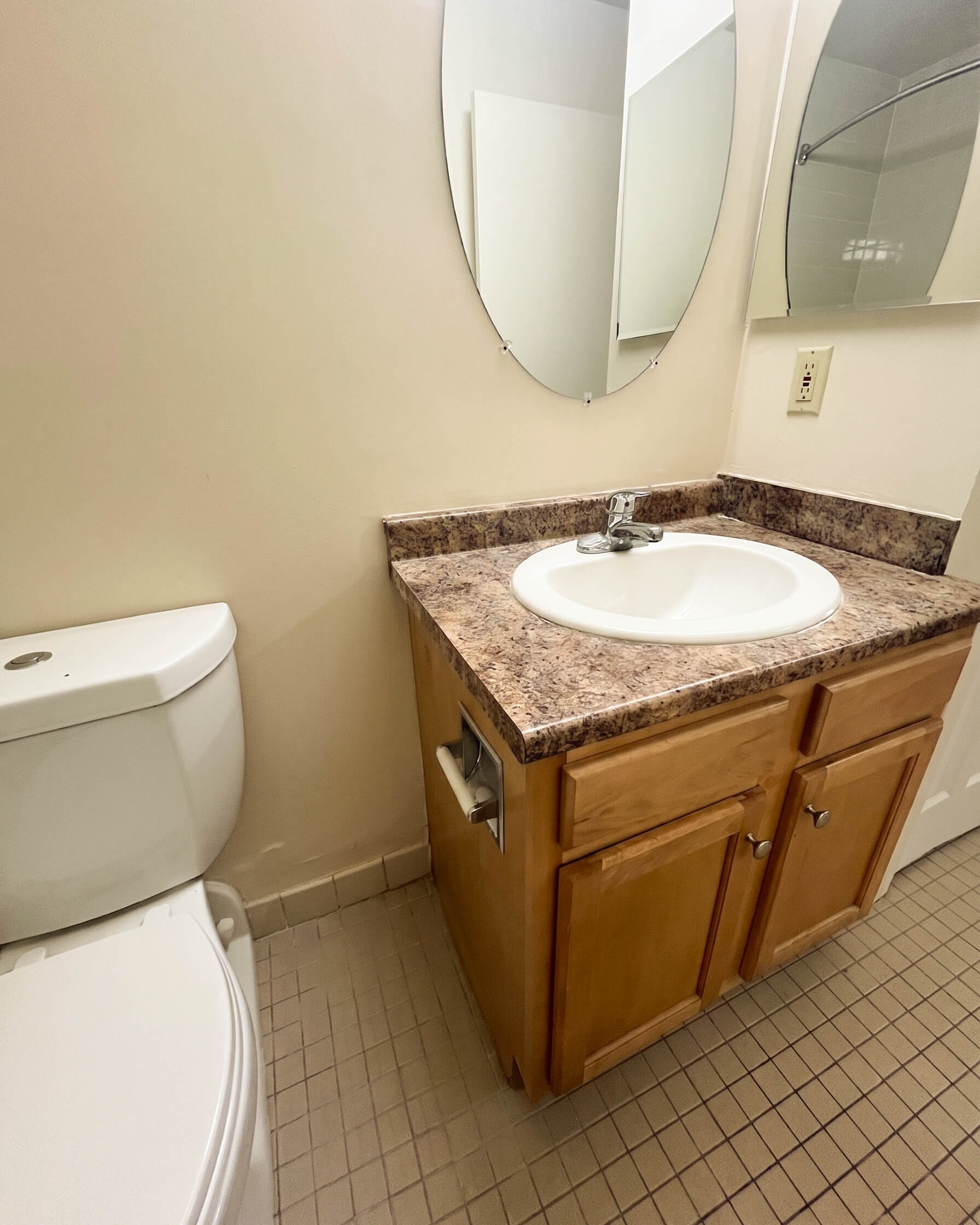 Before — Kitchen Renovation with Caledonia Granite Countertops | Lawrence, MA