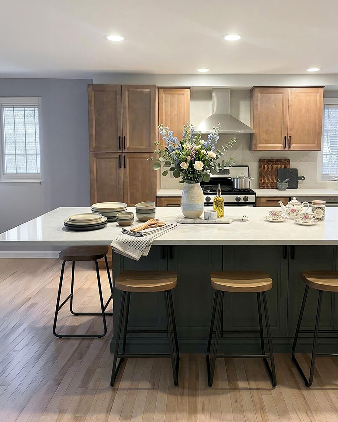 Finish — Open-Concept Kitchen & Bathroom Refresh | Methuen, MA