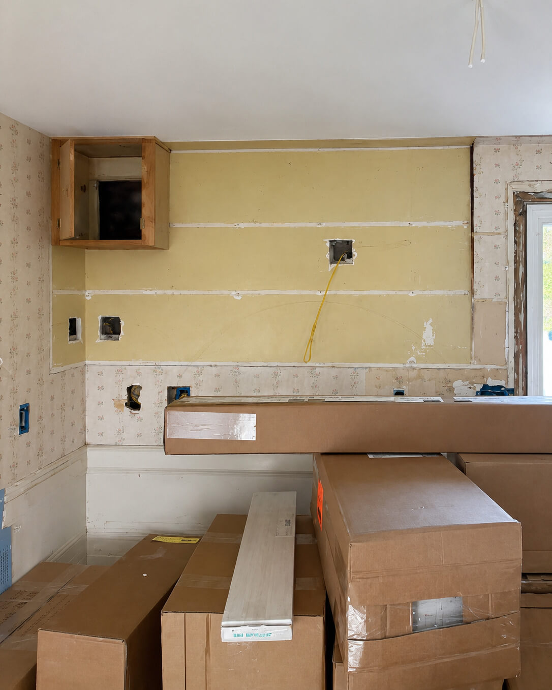 Build — Kitchen Renovation with White Shaker Cabinets | Milford, MA