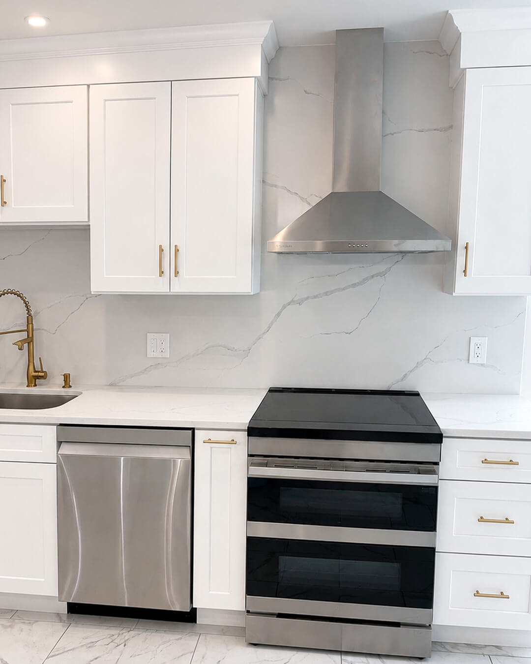 Finish — Kitchen Renovation with Layout Modification | Brockton, MA
