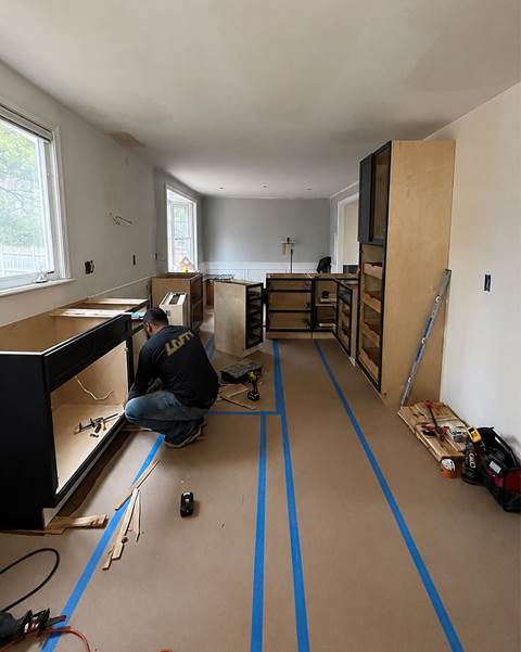 Build — Kitchen Renovation with Peninsula Seating | Westwood, MA