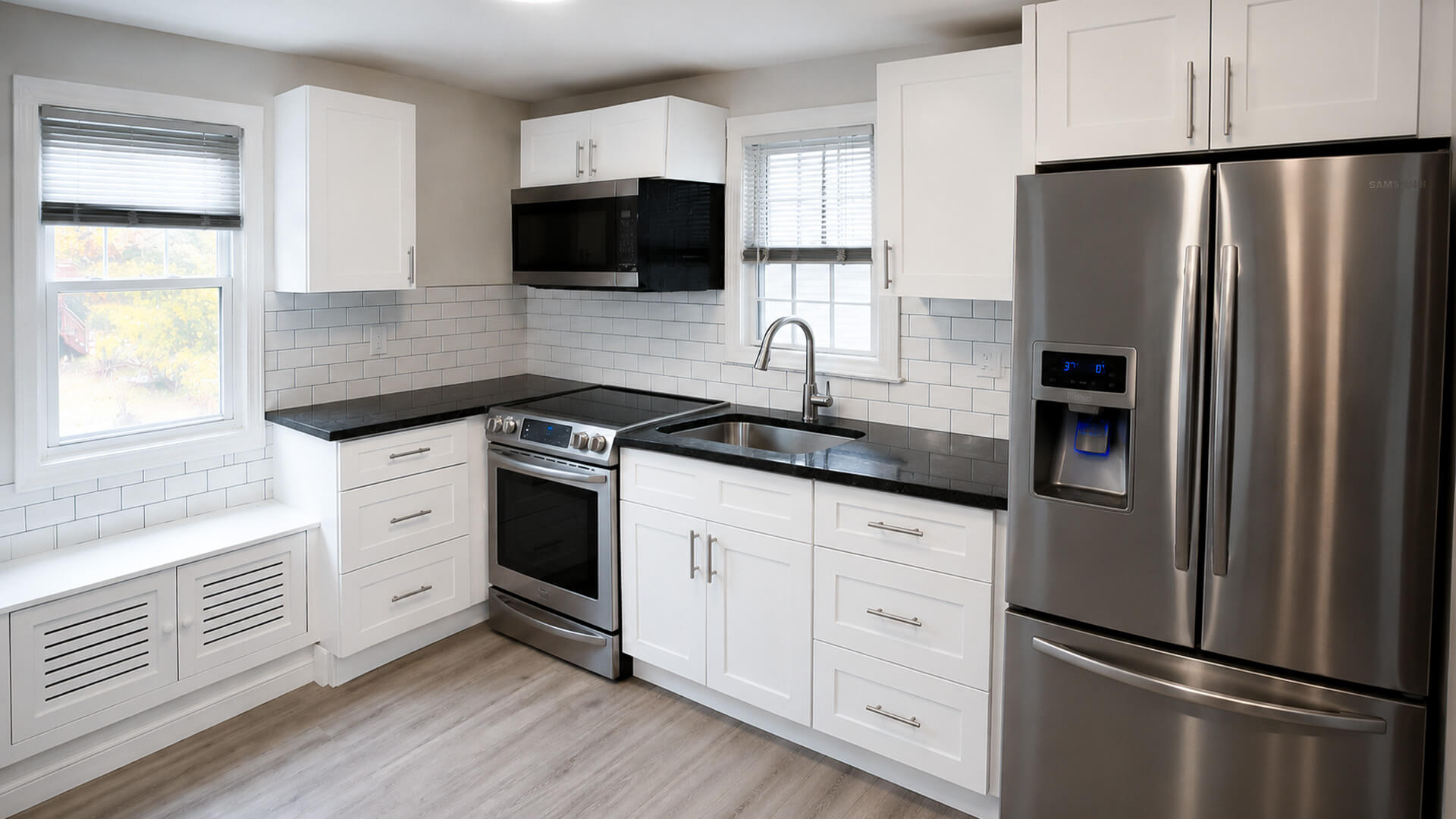 Finish — $10K Kitchen Refresh with Steel Grey Granite | Attleboro, MA