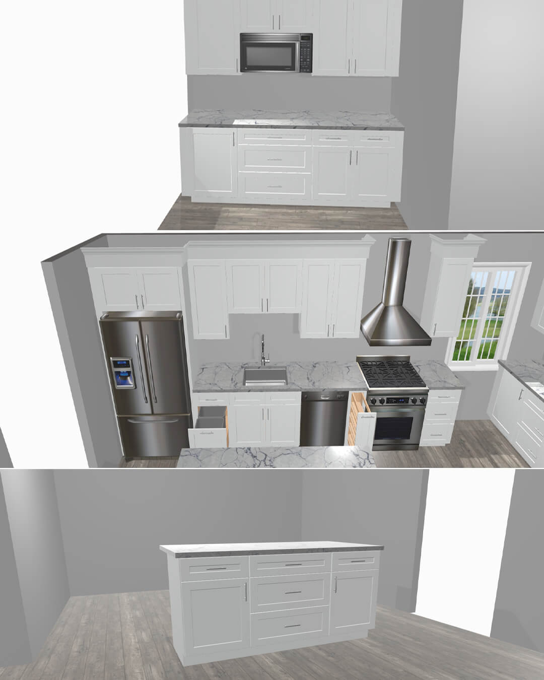 Design — Kitchen Renovation with Layout Modification | Brockton, MA