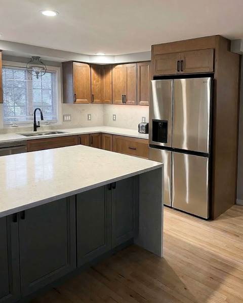 Finish — Open-Concept Kitchen & Bathroom Refresh | Methuen, MA