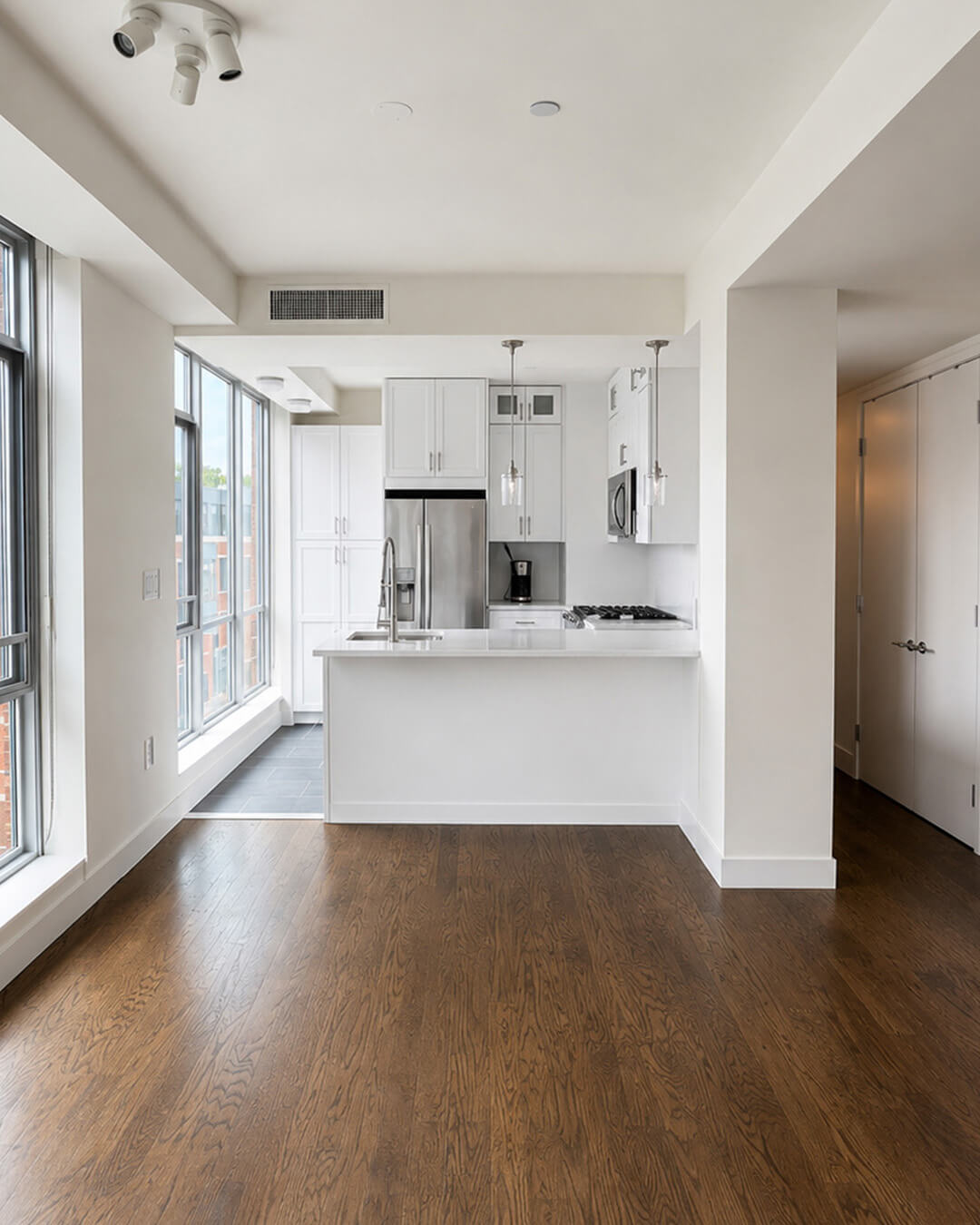 Open-Concept Kitchen Renovation with Peninsula Seating | Boston, MA