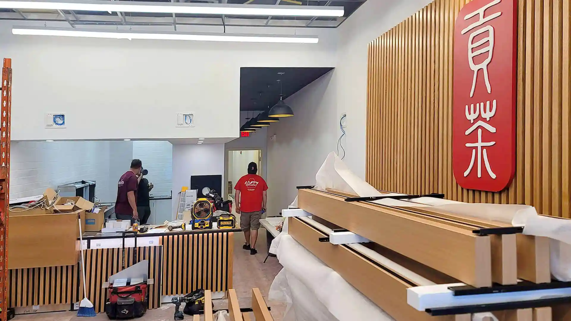 Build — Bubble Tea Shop Commercial Build-Out - Cranston, RI 