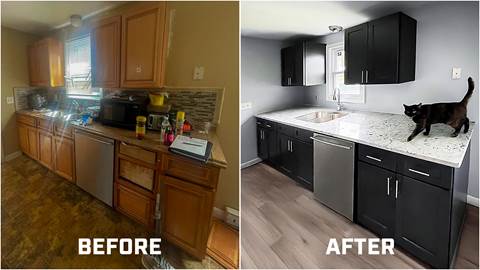Finish — Kitchen Renovation After Water Damage | Brockton, MA