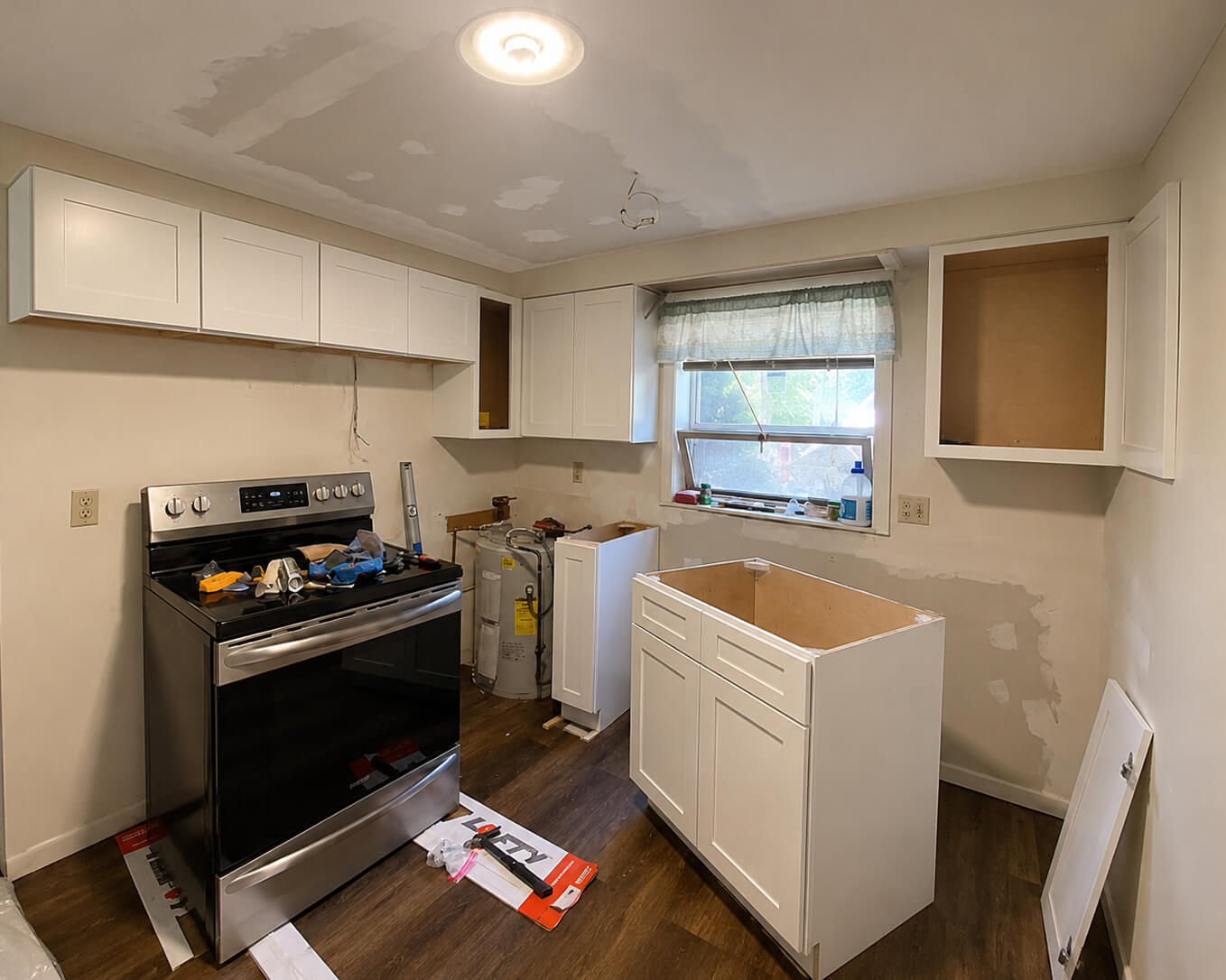 Build — Kitchen Renovation with Shaker Cabinets | Lincoln, RI