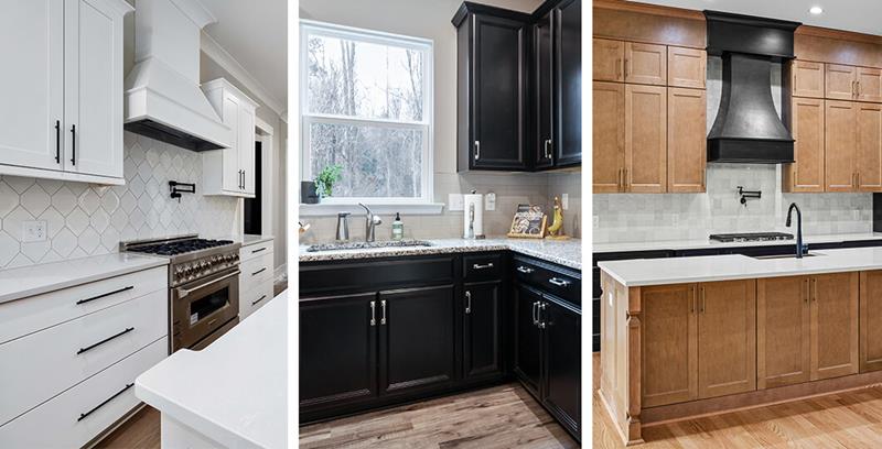Different Cabinet Colors with different Handles