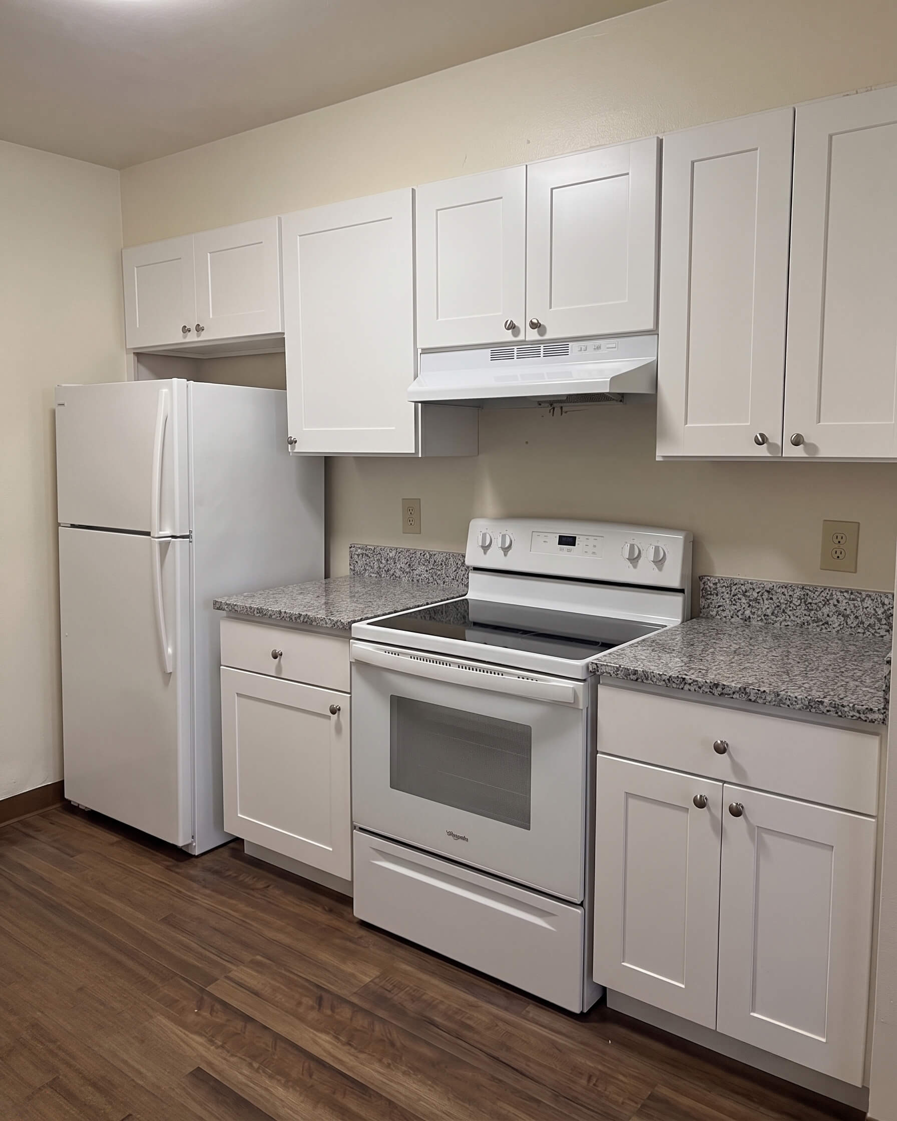 Finish — Kitchen Renovation with Caledonia Granite Countertops | Lawrence, MA