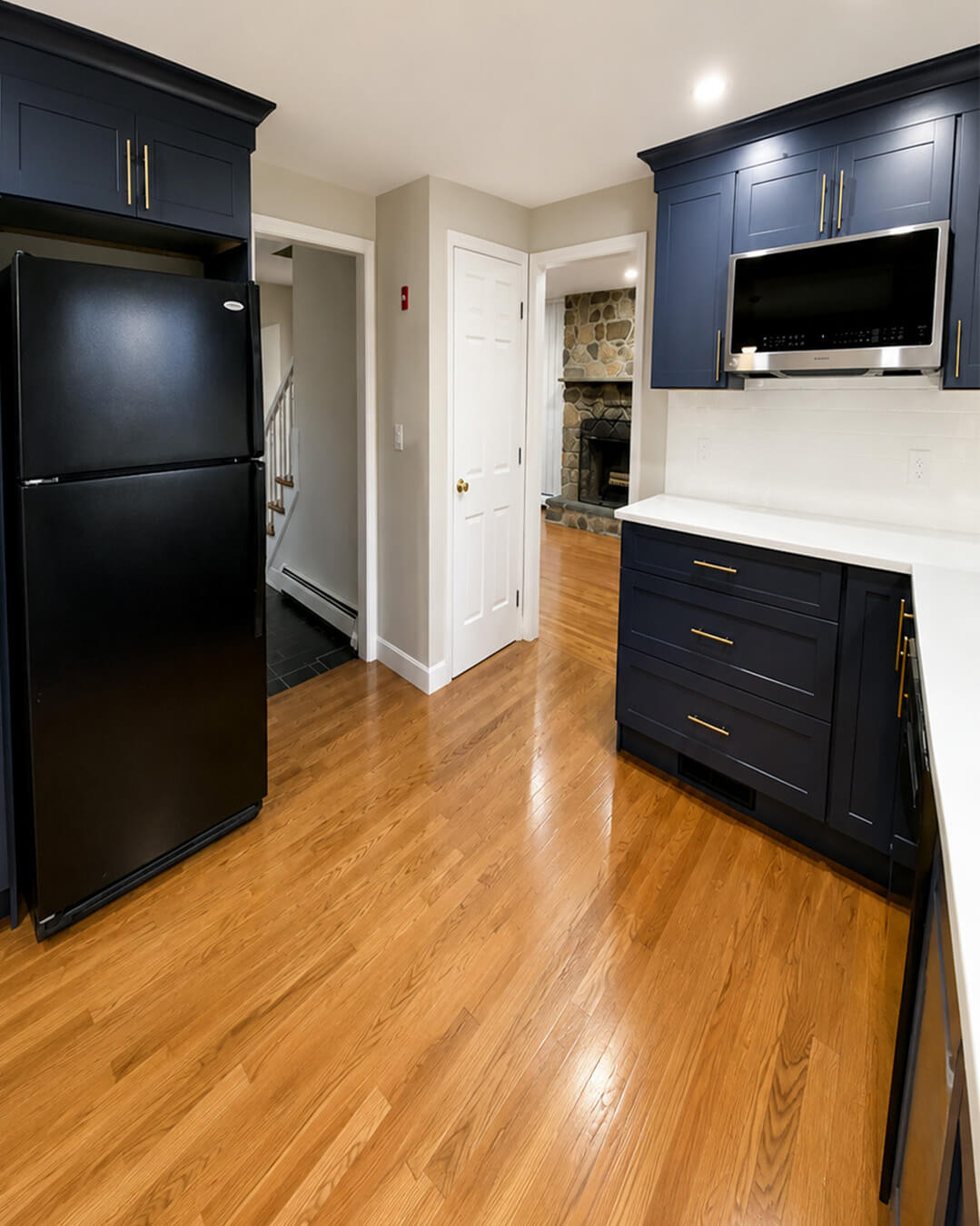 Finish — Kitchen Renovation with Peninsula Seating | Westwood, MA