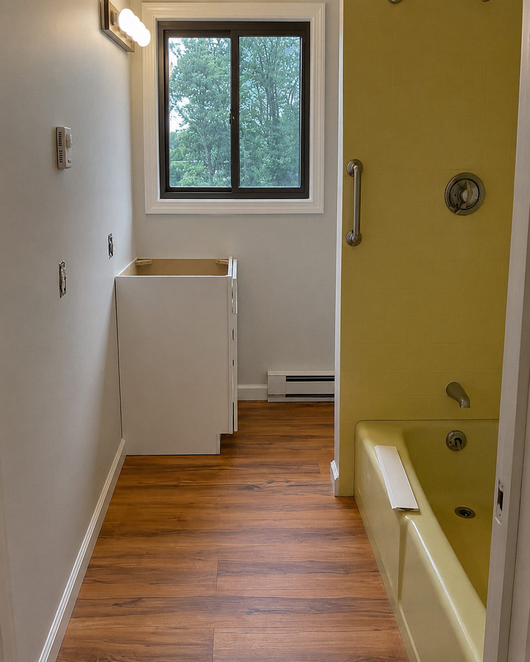 Build — Kitchen Renovation with White Mosaic Tile | Lincoln, RI
