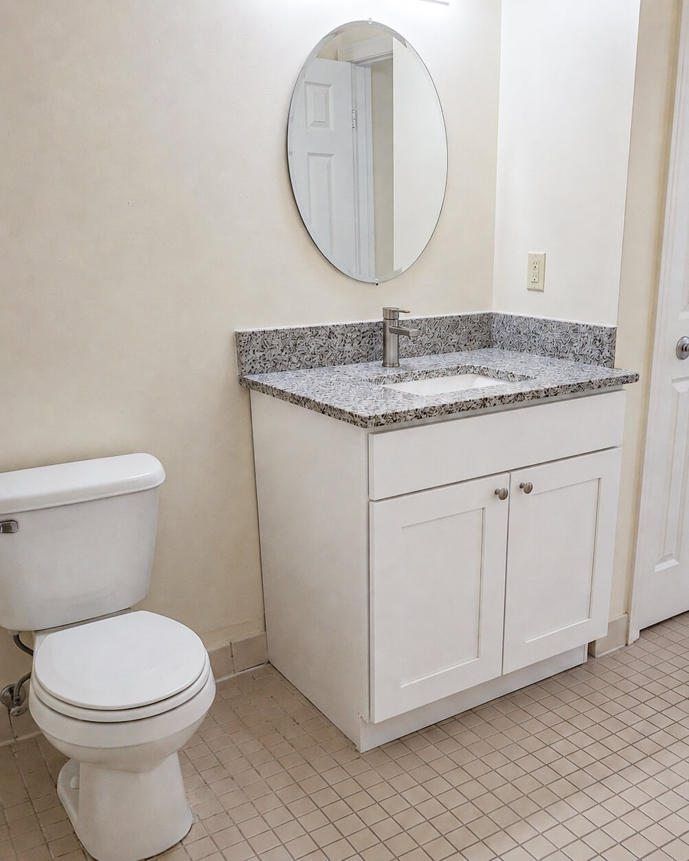 Finish — Kitchen Renovation with Caledonia Granite Countertops | Lawrence, MA