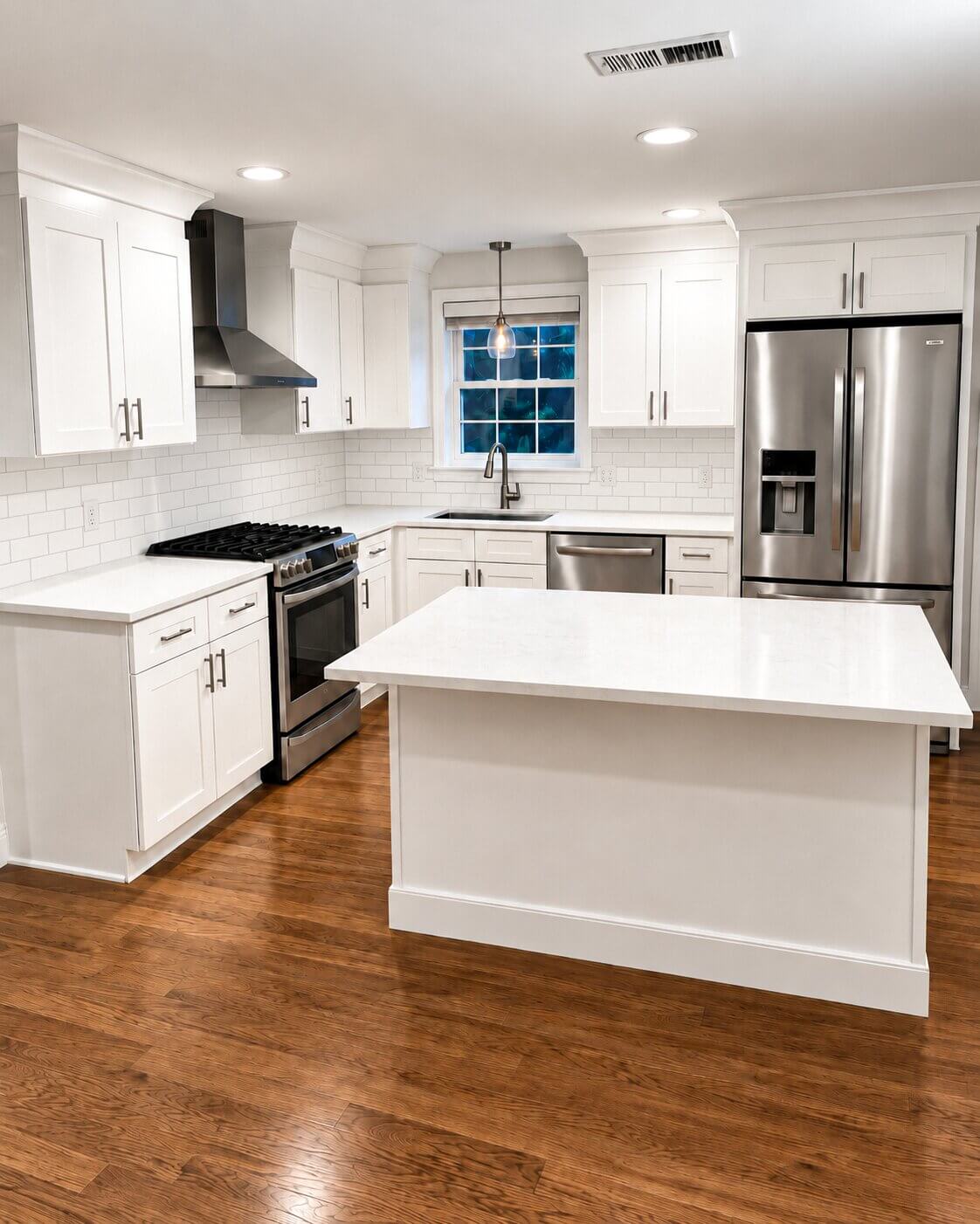 Finish — Kitchen & Hardwood Floor Renovation | Auburn, MA