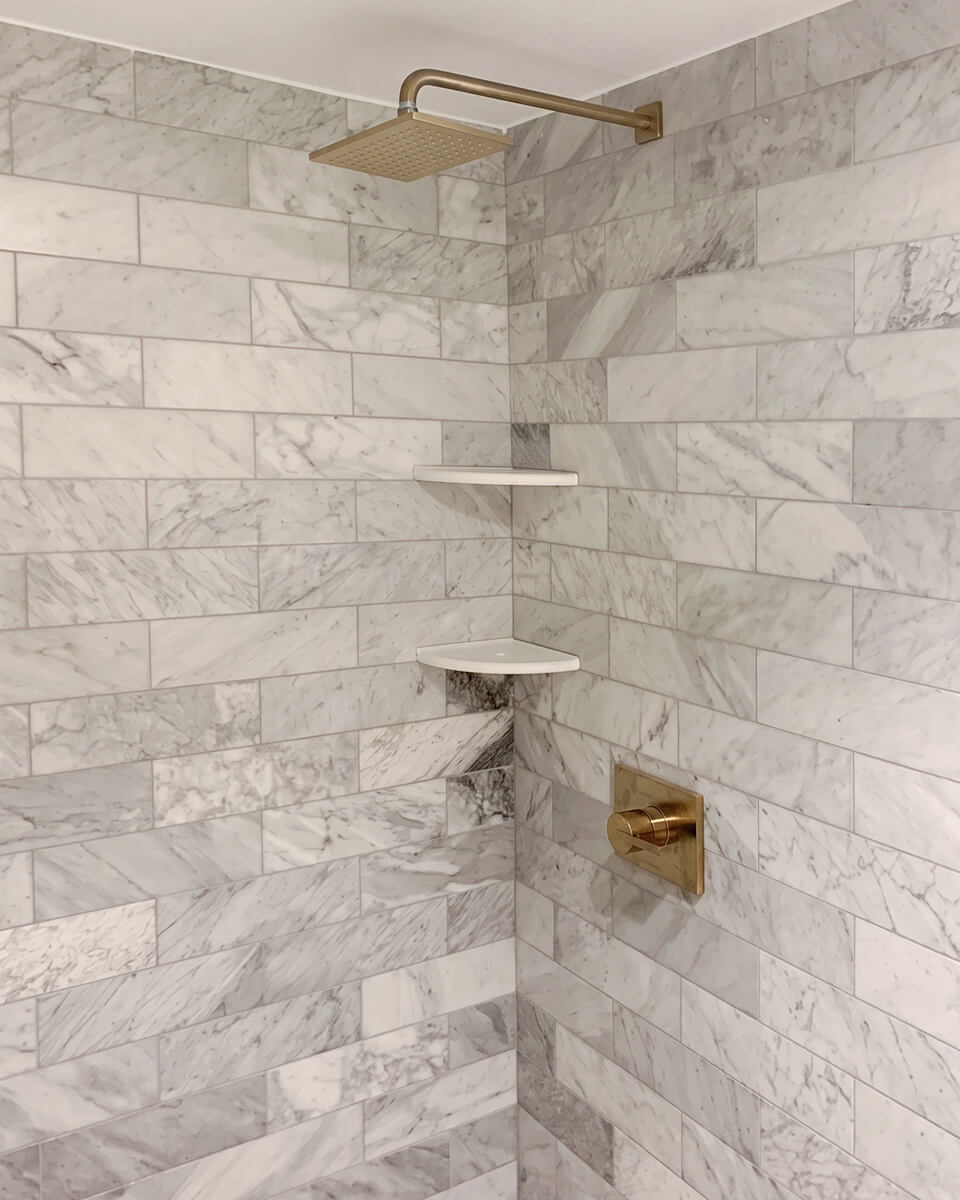 Finish — Kitchen & Two-Bath Renovation | Medford, MA