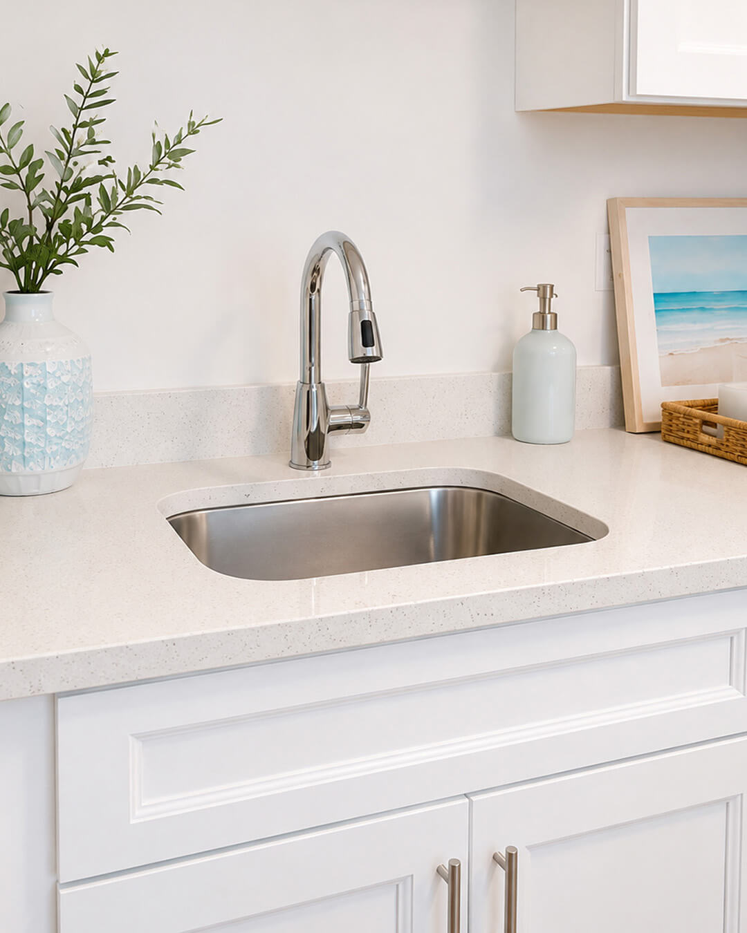 Finish — $10K Kitchen & Vanity Cabinet Refresh | Boston, MA