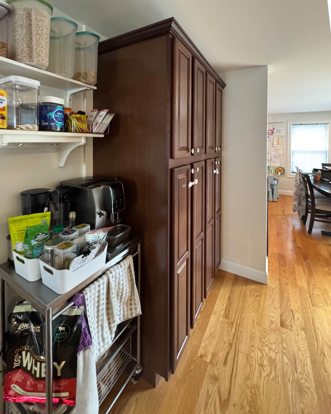 Before — Modern Kitchen Re-Design & Structural Refresh | Boston, MA