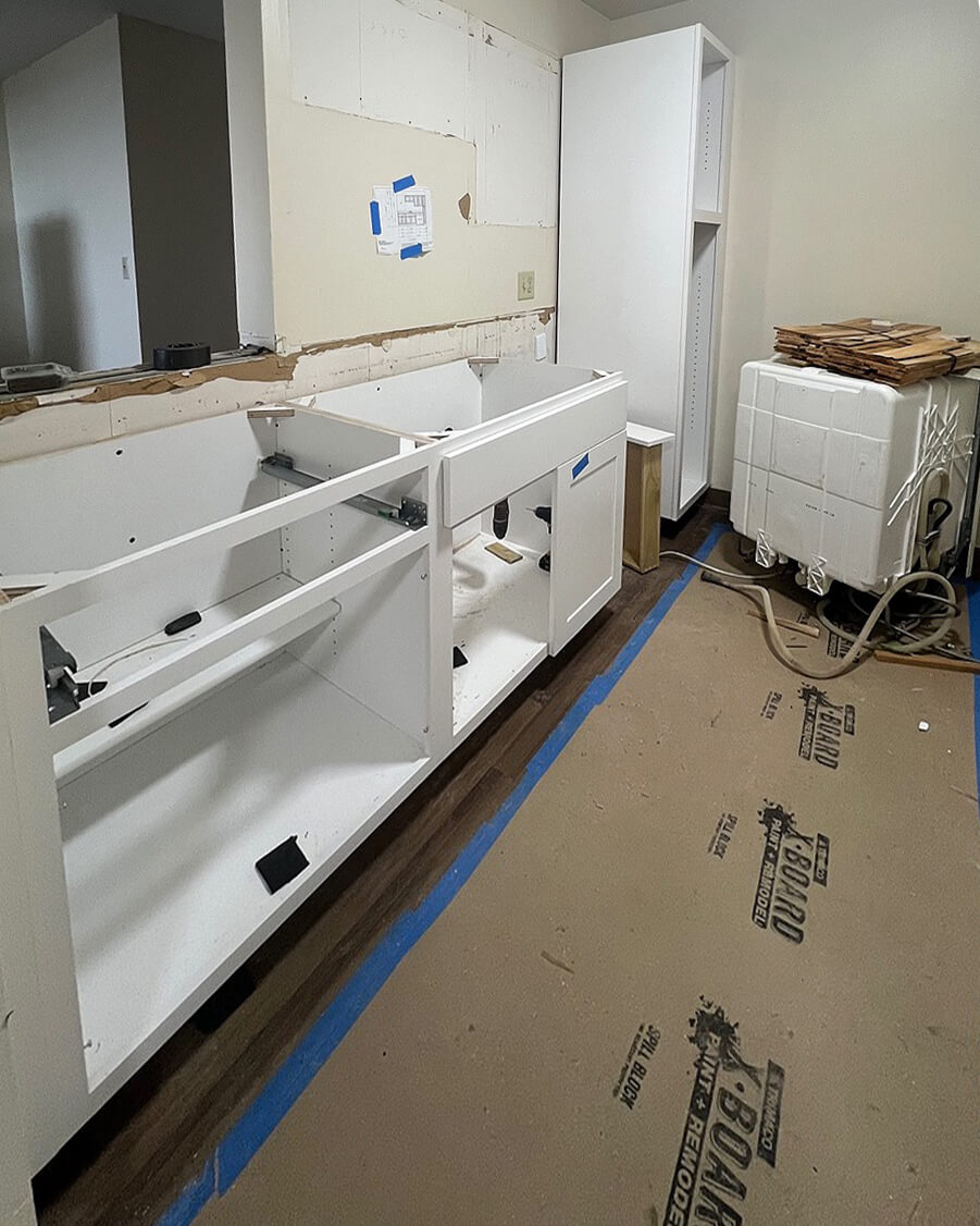 Build — Kitchen Renovation with Caledonia Granite Countertops | Lawrence, MA