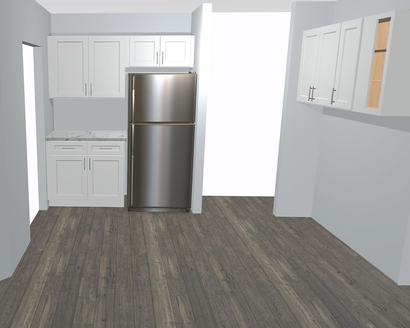 Design — Kitchen Renovation with Valle Nevado Granite Countertops | Canton, MA
