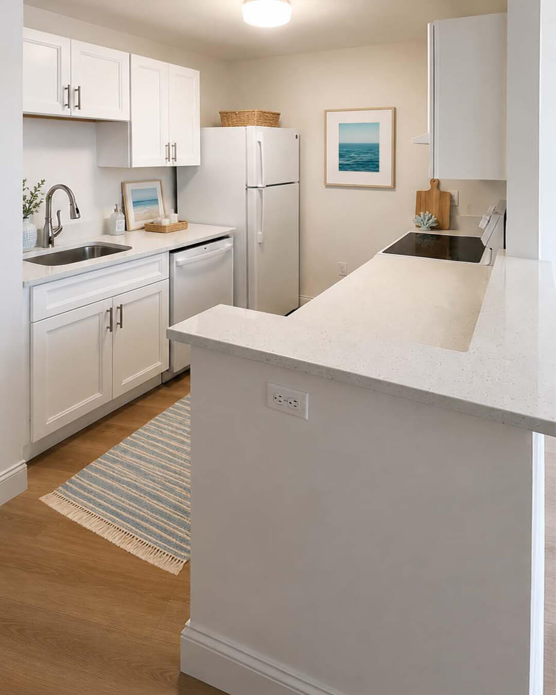 Finish — $10K Kitchen & Vanity Cabinet Refresh | Boston, MA