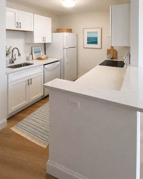 Finish — $10K Kitchen & Vanity Cabinet Refresh | Boston, MA