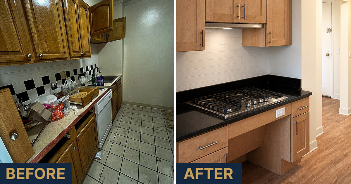 Finish — ADA Apartment Renovation | Cambridge, MA