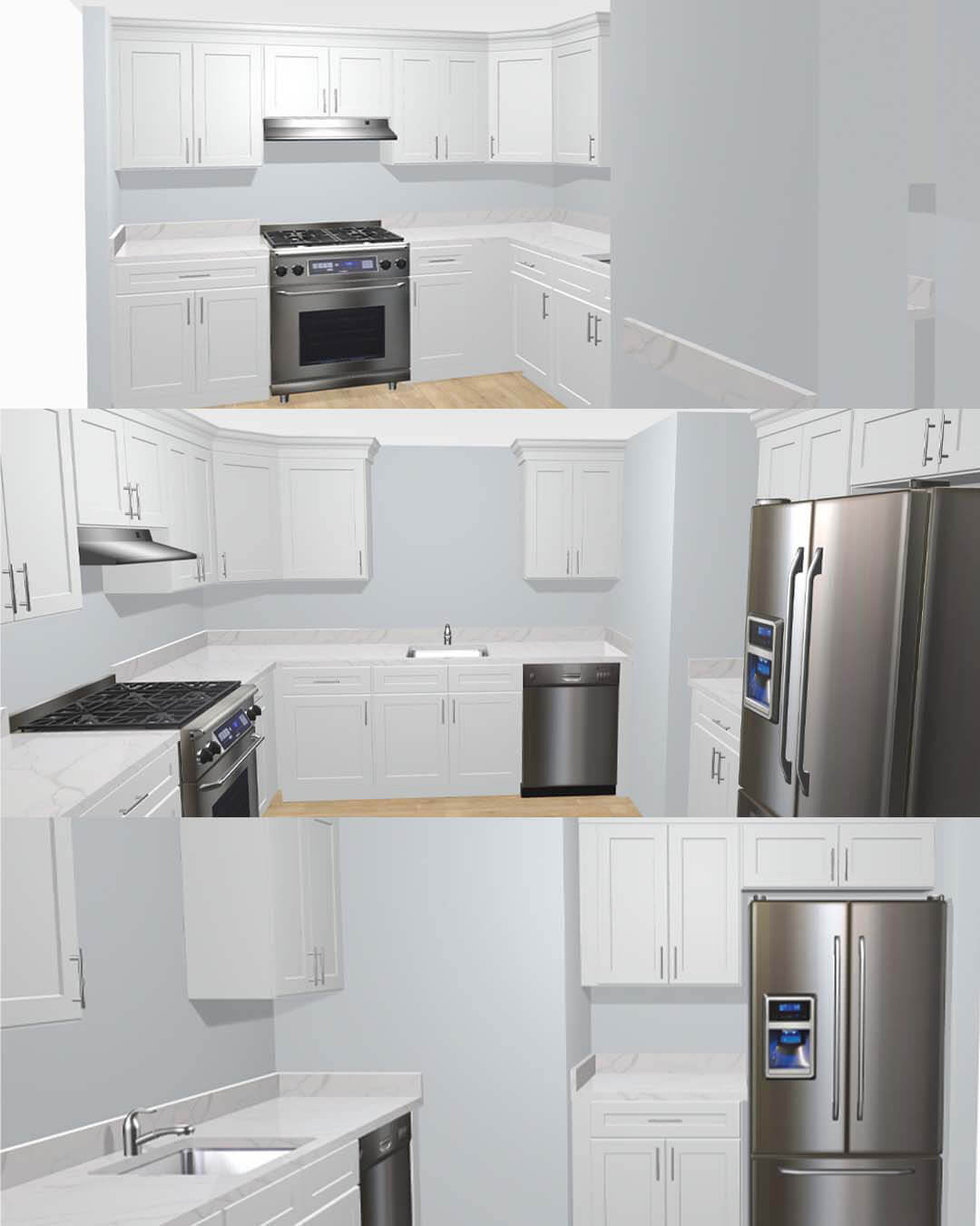 Design — $10K Kitchen Cabinet & Countertop Refresh | Methuen, MA