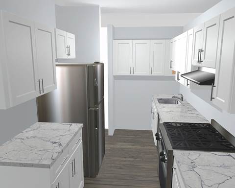 Design — Kitchen Renovation with Valle Nevado Granite Countertops | Canton, MA