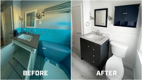 Finish — Basement Bathroom Renovation | Brockton, MA
