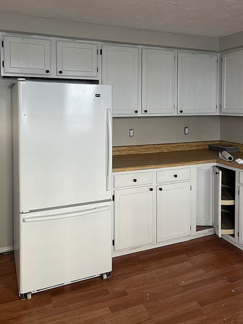 Before — Full Interior Kitchen & Flooring Renovation | Worcester, MA