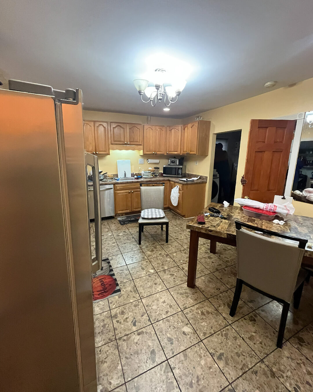 Before — Kitchen Renovation with Layout Modification | Brockton, MA