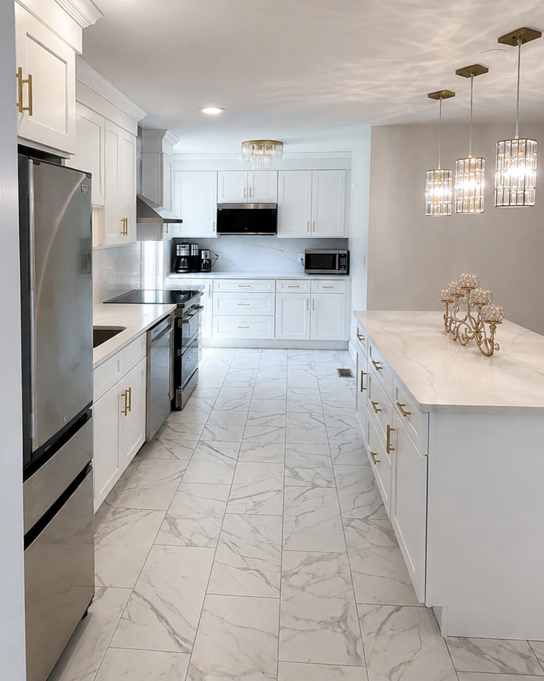 Finish — Kitchen Renovation with Layout Modification | Brockton, MA