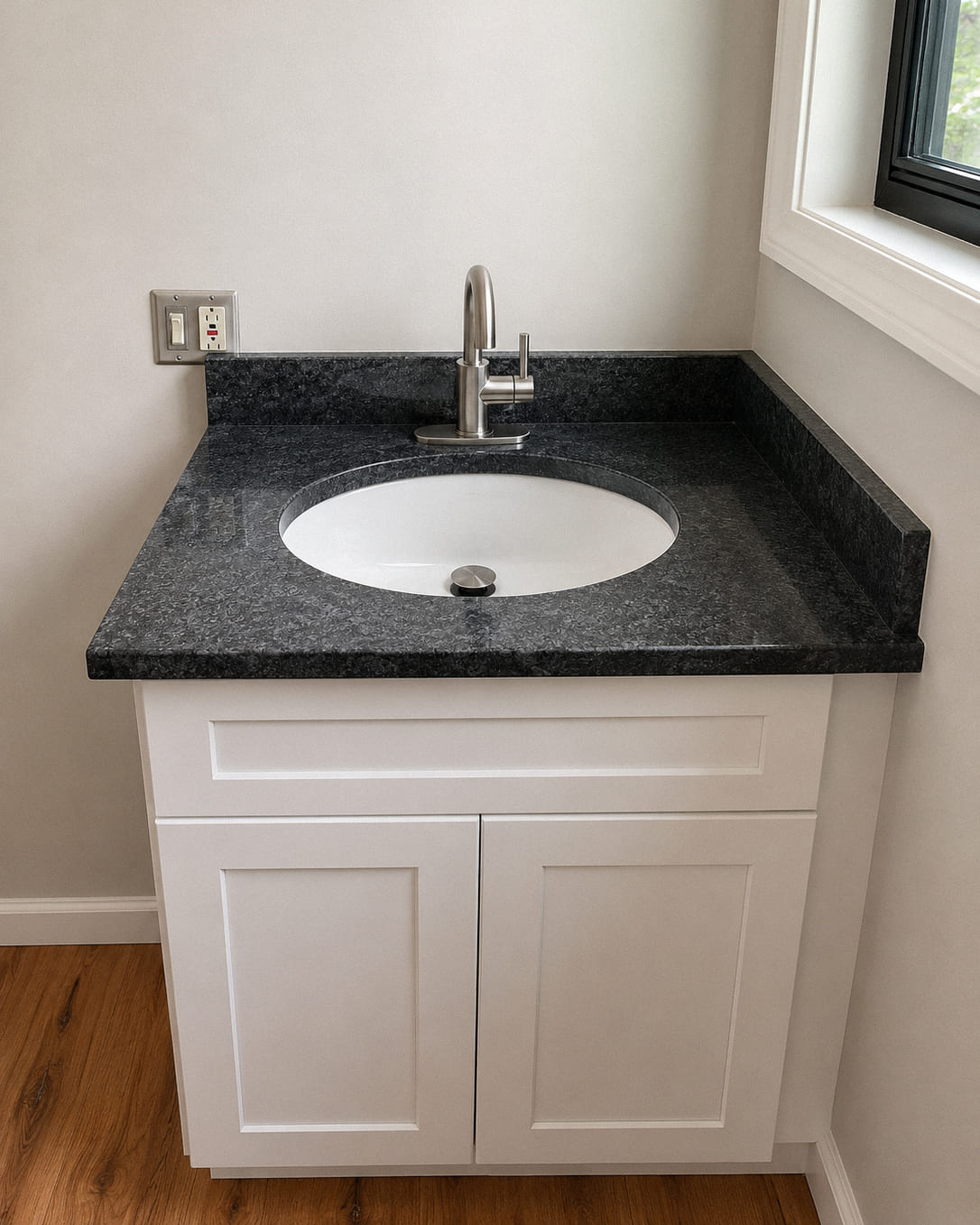 Build — Kitchen Renovation with White Mosaic Tile | Lincoln, RI