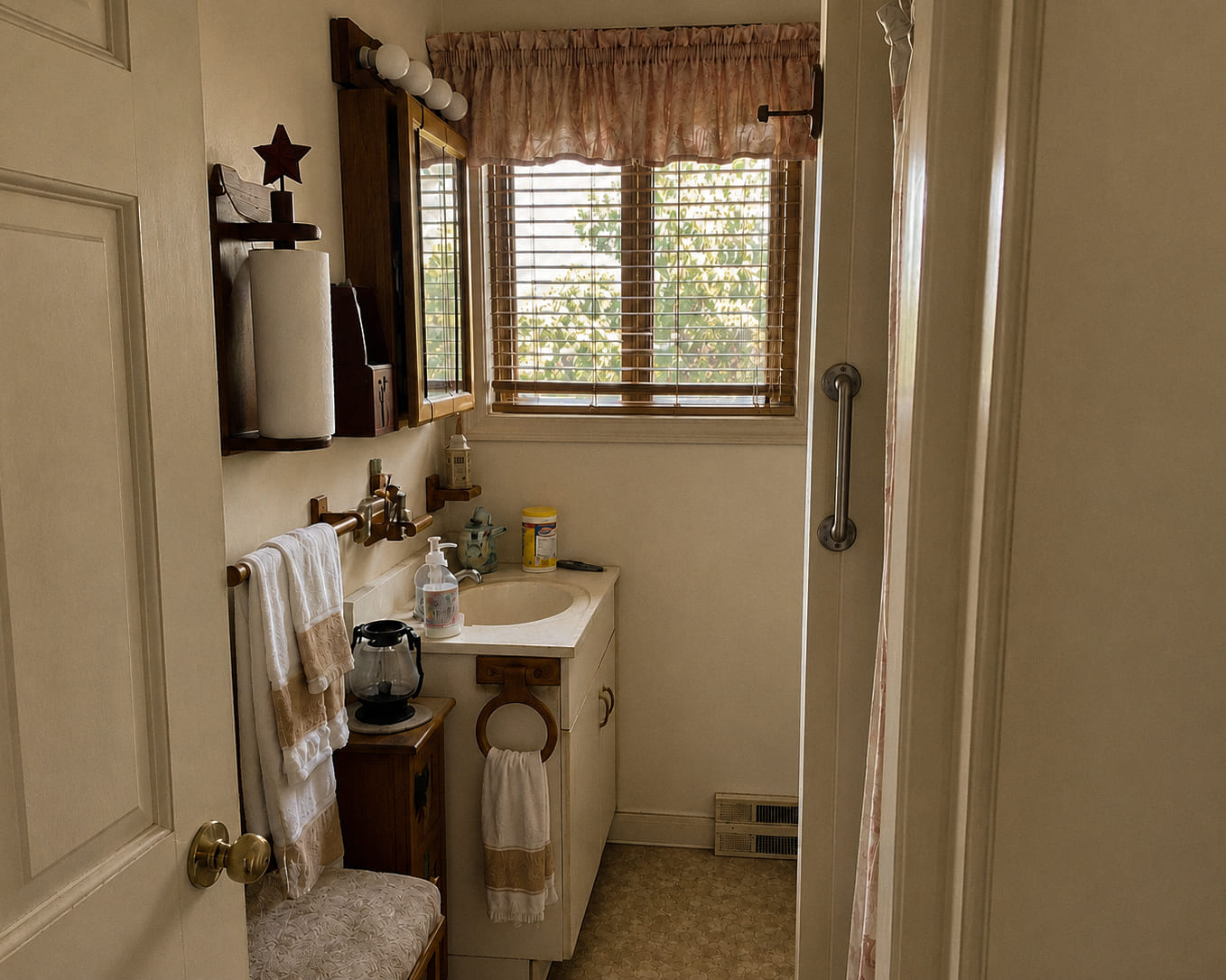 Before — Kitchen Renovation with White Mosaic Tile | Lincoln, RI