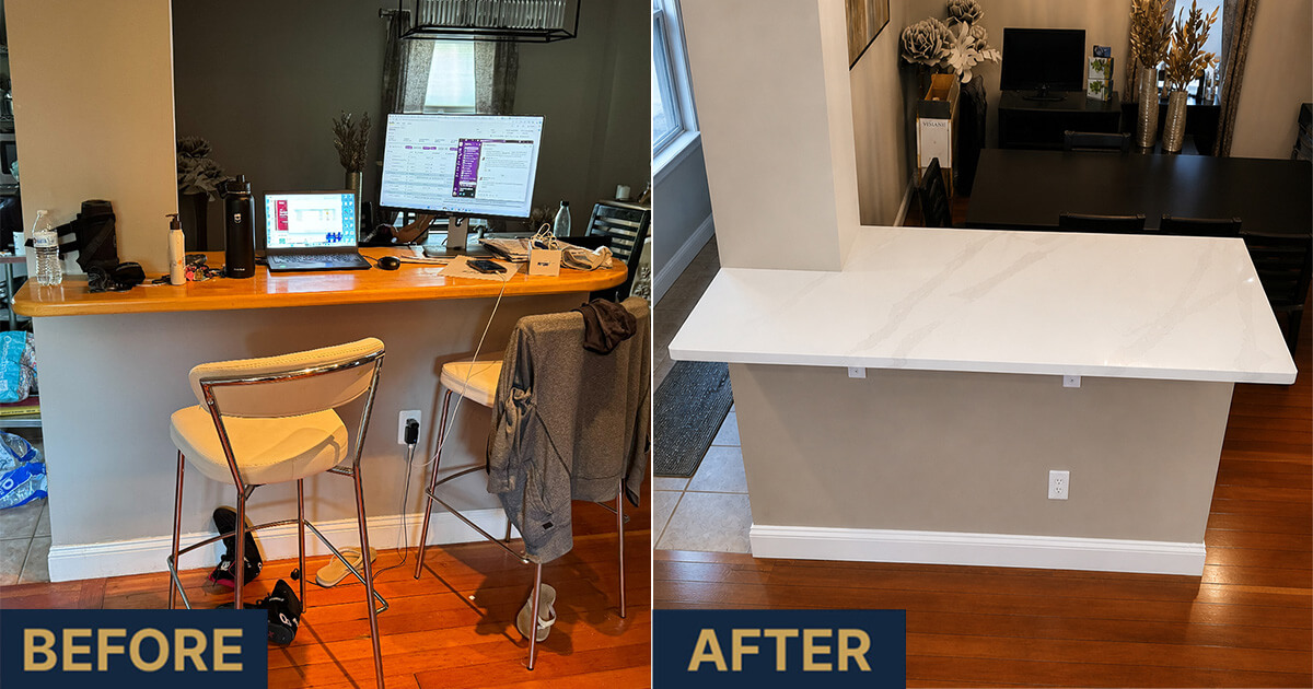 Finish — $10K Kitchen Refresh with Upgrades | Saugus, MA