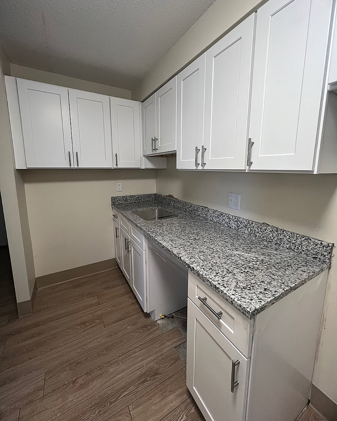 Build — Kitchen Renovation with Valle Nevado Granite Countertops | Canton, MA