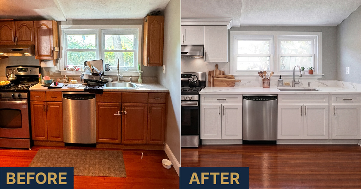 Finish — $10K Kitchen Refresh with Upgrades | Saugus, MA