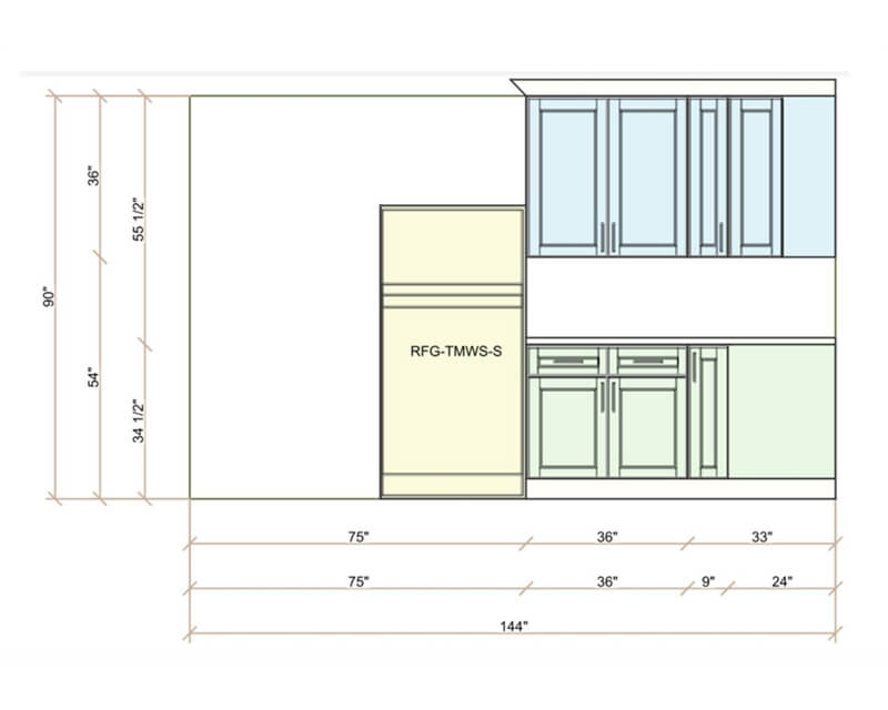 Design — Kitchen Renovation with White Shaker Cabinets | Milford, MA